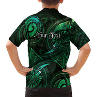 Personalised Polynesia Zodiac Taurus Hawaiian Shirt Galaxy Polynesian Pattern Chest Tattoo Style LT14 - Polynesian Pride