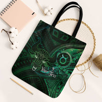 Personalised Polynesia Zodiac Taurus Tote Bag Galaxy Polynesian Pattern Chest Tattoo Style