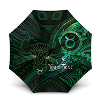Personalised Polynesia Zodiac Taurus Umbrella Galaxy Polynesian Pattern Chest Tattoo Style