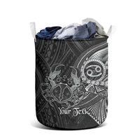Personalised Polynesia Zodiac Cancer Laundry Basket Galaxy Polynesian Pattern Chest Tattoo Style LT14 - Polynesian Pride