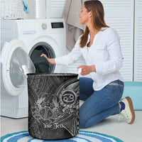 Personalised Polynesia Zodiac Cancer Laundry Basket Galaxy Polynesian Pattern Chest Tattoo Style LT14 - Polynesian Pride