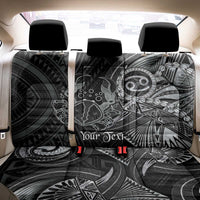 Personalised Polynesia Zodiac Cancer Back Car Seat Cover Galaxy Polynesian Pattern Chest Tattoo Style LT14 - Polynesian Pride