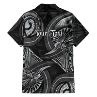 Personalised Polynesia Zodiac Cancer Family Matching Mermaid Dress and Hawaiian Shirt Galaxy Polynesian Pattern Chest Tattoo Style