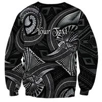 Personalised Polynesia Zodiac Cancer Sweatshirt Galaxy Polynesian Pattern Chest Tattoo Style