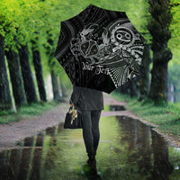 Personalised Polynesia Zodiac Cancer Umbrella Galaxy Polynesian Pattern Chest Tattoo Style