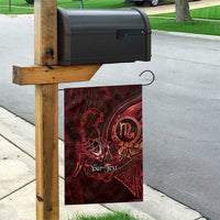 Personalised Polynesia Zodiac Scorpio Garden Flag Galaxy Polynesian Pattern Chest Tattoo Style LT14 - Polynesian Pride