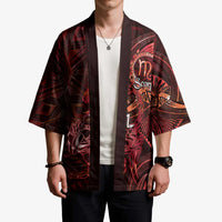Personalised Polynesia Zodiac Scorpio Kimono Galaxy Polynesian Pattern Chest Tattoo Style