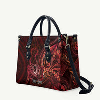 Personalised Polynesia Zodiac Scorpio Leather Bag Galaxy Polynesian Pattern Chest Tattoo Style