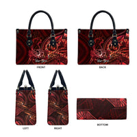 Personalised Polynesia Zodiac Scorpio Leather Bag Galaxy Polynesian Pattern Chest Tattoo Style