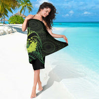 Kia Orana Kuki Airani Sarong Cook Islands Tangaroa God Tatau Green