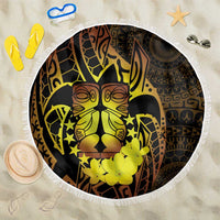 Kia Orana Kuki Airani Beach Blanket Cook Islands Tangaroa God Tatau Gold
