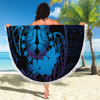 Kia Orana Kuki Airani Beach Blanket Cook Islands Tangaroa God Tatau Purple