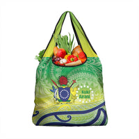 Te Maeva Nui Cook Islands Grocery Bag 60th Independence Anniversary Proud