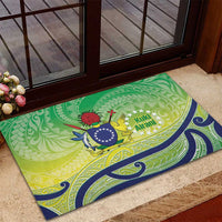 Te Maeva Nui Cook Islands Rubber Doormat 60th Independence Anniversary Proud