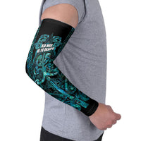 Maori Language Week Personalised Arm Sleeves Kia Mau Ki To Ukaipo Paua Shell Color LT14 - Polynesian Pride