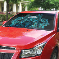 Maori Language Week Auto Sun Shade Kia Mau Ki To Ukaipo Paua Shell Color LT14 - Polynesian Pride