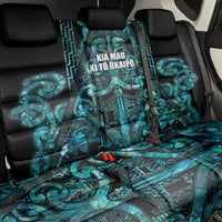 Maori Language Week Back Car Seat Cover Kia Mau Ki To Ukaipo Paua Shell Color LT14 - Polynesian Pride