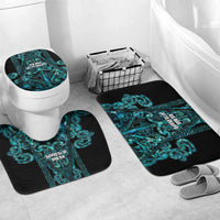 Maori Language Week Bathroom Set Kia Mau Ki To Ukaipo Paua Shell Color