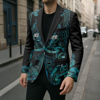Maori Language Week Personalised Blazer Kia Mau Ki To Ukaipo Paua Shell Color LT14 - Polynesian Pride