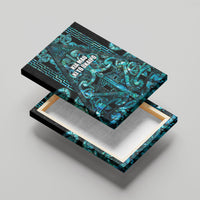Maori Language Week Canvas Wall Art Kia Mau Ki To Ukaipo Paua Shell Color LT14 - Polynesian Pride
