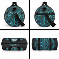 Maori Language Week Duffle Bag Kia Mau Ki To Ukaipo Paua Shell Color