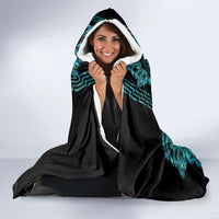 Maori Language Week Hooded Blanket Kia Mau Ki To Ukaipo Paua Shell Color LT14 - Polynesian Pride