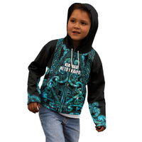 Maori Language Week Personalised Kid Hoodie Kia Mau Ki To Ukaipo Paua Shell Color LT14 - Polynesian Pride