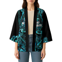 Maori Language Week Personalised Kimono Kia Mau Ki To Ukaipo Paua Shell Color LT14 - Polynesian Pride