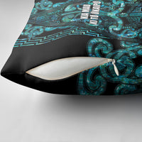 Maori Language Week Pillow Cover Kia Mau Ki To Ukaipo Paua Shell Color LT14 - Polynesian Pride