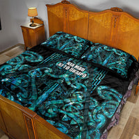 Maori Language Week Quilt Bed Set Kia Mau Ki To Ukaipo Paua Shell Color LT14 - Polynesian Pride
