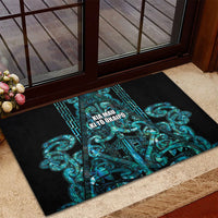 Maori Language Week Rubber Doormat Kia Mau Ki To Ukaipo Paua Shell Color LT14 - Polynesian Pride
