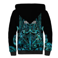 Maori Language Week Personalised Sherpa Hoodie Kia Mau Ki To Ukaipo Paua Shell Color LT14 - Polynesian Pride