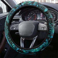 Maori Language Week Steering Wheel Cover Kia Mau Ki To Ukaipo Paua Shell Color LT14 - Polynesian Pride