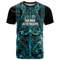 Maori Language Week Personalised T Shirt Kia Mau Ki To Ukaipo Paua Shell Color