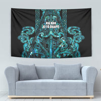 Maori Language Week Tapestry Kia Mau Ki To Ukaipo Paua Shell Color LT14 - Polynesian Pride