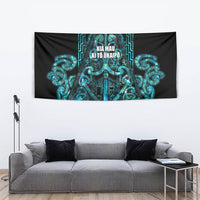Maori Language Week Tapestry Kia Mau Ki To Ukaipo Paua Shell Color LT14 - Polynesian Pride