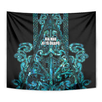 Maori Language Week Tapestry Kia Mau Ki To Ukaipo Paua Shell Color LT14 - Polynesian Pride