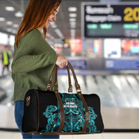 Maori Language Week Travel Bag Kia Mau Ki To Ukaipo Paua Shell Color LT14 - Polynesian Pride