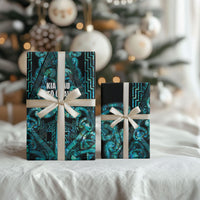 Maori Language Week Wrapping Paper Kia Mau Ki To Ukaipo Paua Shell Color LT14 - Polynesian Pride