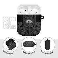 Maori Language Week AirPods Case Kia Mau Ki To Ukaipo Grey Color