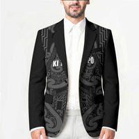 Maori Language Week Personalised Blazer Kia Mau Ki To Ukaipo Grey Color LT14 - Polynesian Pride