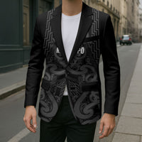 Maori Language Week Personalised Blazer Kia Mau Ki To Ukaipo Grey Color LT14 - Polynesian Pride