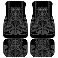 Maori Language Week Personalised Car Mats Kia Mau Ki To Ukaipo Grey Color LT14 - Polynesian Pride