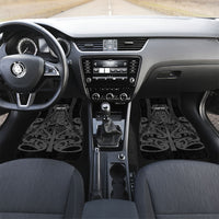 Maori Language Week Personalised Car Mats Kia Mau Ki To Ukaipo Grey Color LT14 Set 2pcs - Front Grey - Polynesian Pride