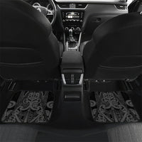 Maori Language Week Personalised Car Mats Kia Mau Ki To Ukaipo Grey Color LT14 Set 2pcs - Back Grey - Polynesian Pride