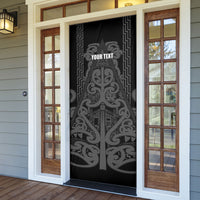 Maori Language Week Personalised Door Cover Kia Mau Ki To Ukaipo Grey Color