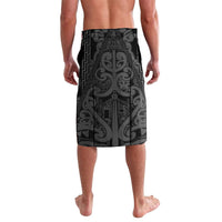 Maori Language Week Personalised Lavalava Kia Mau Ki To Ukaipo Grey Color LT14 - Polynesian Pride