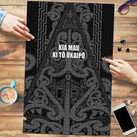 Maori Language Week Puzzle Kia Mau Ki To Ukaipo Grey Color LT14 Grey - Polynesian Pride