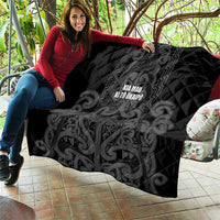 Maori Language Week Quilt Kia Mau Ki To Ukaipo Grey Color LT14 - Polynesian Pride