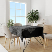 Maori Language Week Tablecloth Kia Mau Ki To Ukaipo Grey Color LT14 - Polynesian Pride